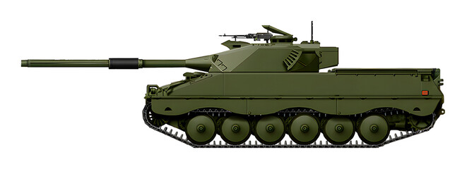 Infanterikanonvagn-91 (Swedish light tank, with a 90mm gun, developed in the 1970s) © Tikros