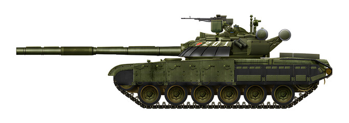 T-67BM Bulat (Concept of modernization of the T-64BM Bulat tank, using a new chassis) © Tikros
