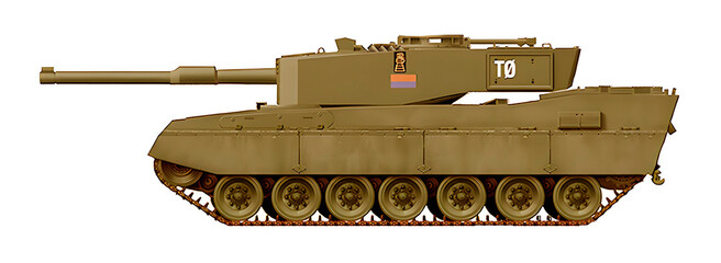 The Tank Technology Demonstrator (TTD) was a South African project to develop a new Main Battle Tank © Tikros