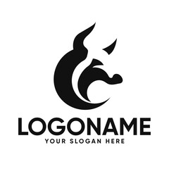 Bull Premium Logo Design