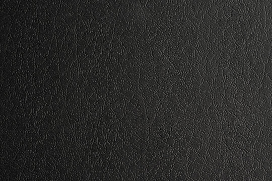 Macro texture of black artificial leather