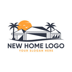 Beach House Premium Logo Design