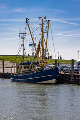 Fishing boat in the harbor of Nordstrand