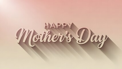 Happy mother's day greeting card