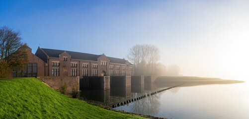 D.F. Wouda Steam Pumping Station, a UNESCO World Heritage site located in Lemmer, Netherlands