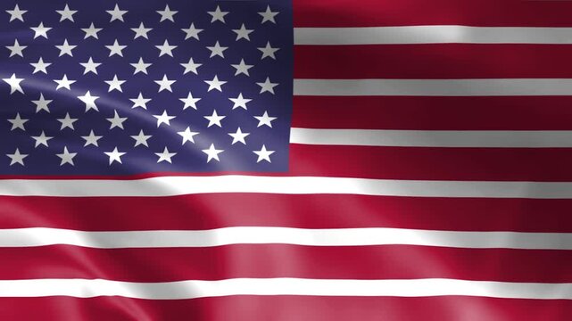 Waving American flag symbol of the United States of America patriotic background for national holidays and events