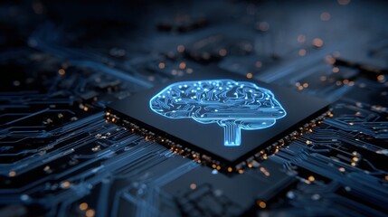 Digital brain on computer chip circuits