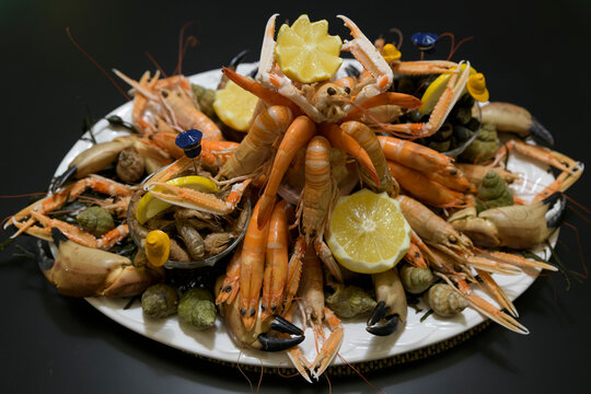 Fruits de mer pour le r&eacute;veillon de l'an