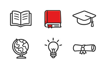 Education Icons Set