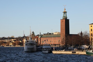Fototapeta premium Hôtel de Ville de Stockholm - Suède
