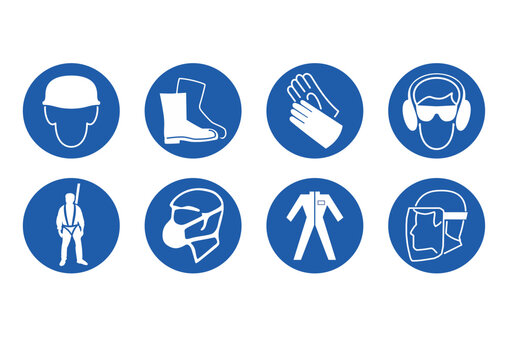 Iconos Equipos de Protecci&oacute;n Personal