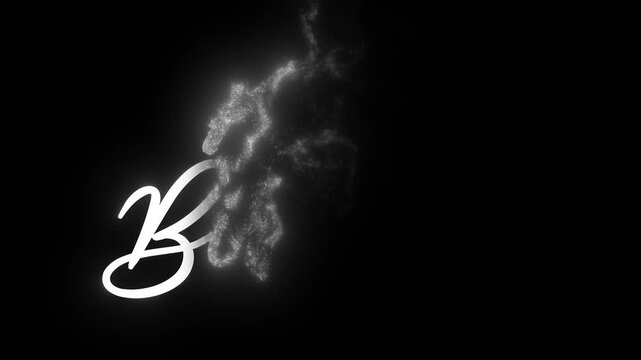 Silver luxury &ldquo;Happy Birthday&rdquo; animated text with elegant typography and shiny metallic silver style.