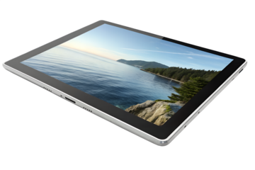 tablet computer isolated on transparent background