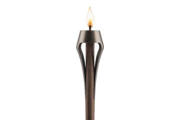 Burning Tiki Torch Flame