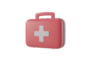 Fototapeta premium First aid kit with a cross