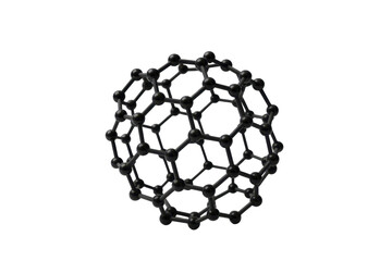 Fototapeta premium Buckminsterfullerene C60 molecule structure