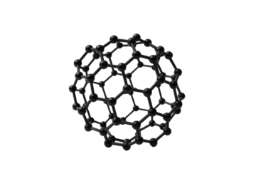 Buckminsterfullerene C60 molecule structure