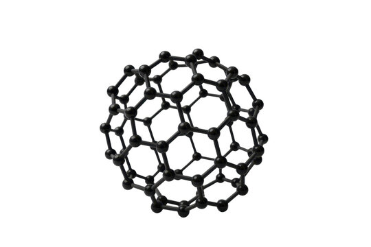 Buckminsterfullerene C60 molecule structure