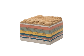 Geological Model: Earth Layers and Formations