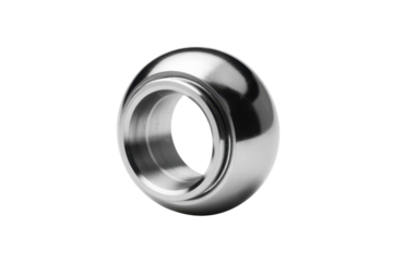 Metal ball joint with smooth surface