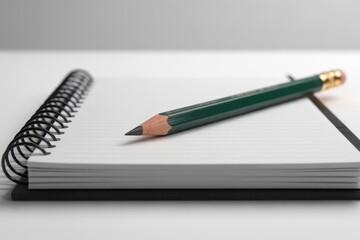 Pencil on Notebook