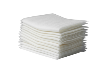 Stack of Clean White Gauze Pads