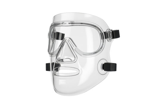 Transparent full face respirator mask