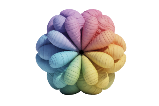 Abstract Rainbow Sphere - Powered by Adobe