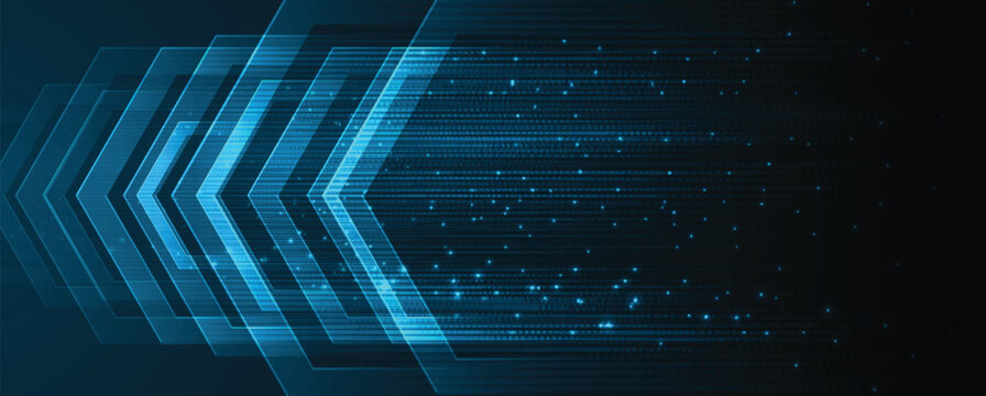 Abstract polygonal background technology concept, futuristic background