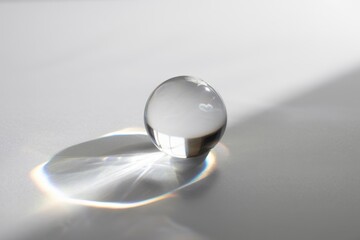 Glass Sphere and Shadow