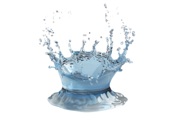 Blue water splash Water splash water splash element transparent background Splash - Fresh Drop In Water - Close Up Crown water Liquid splash transparent Transparent vector water splash and wave