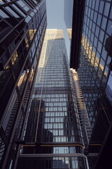 Fototapeta premium Urban architecture in downtown Frankfurt