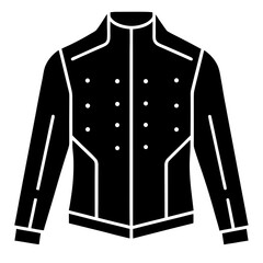 Futuristic Leather Jacket with 3D Ice Dots