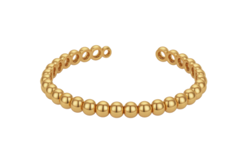 Elegant gold beaded bracelet jewelry
