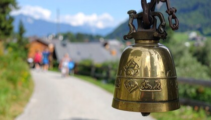 Fototapeta premium 山里に響く静かな祈りの鐘2
