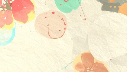 やさしい色合いの和紙抽象背景2