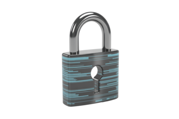 Modern Padlock, Security Concept