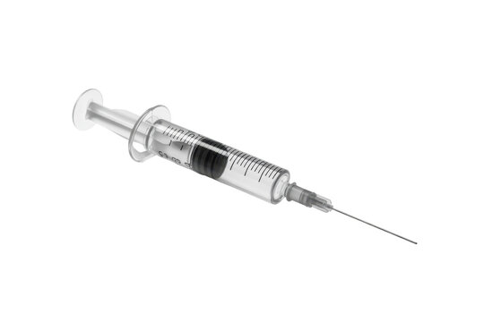 Syringe for injection with needle