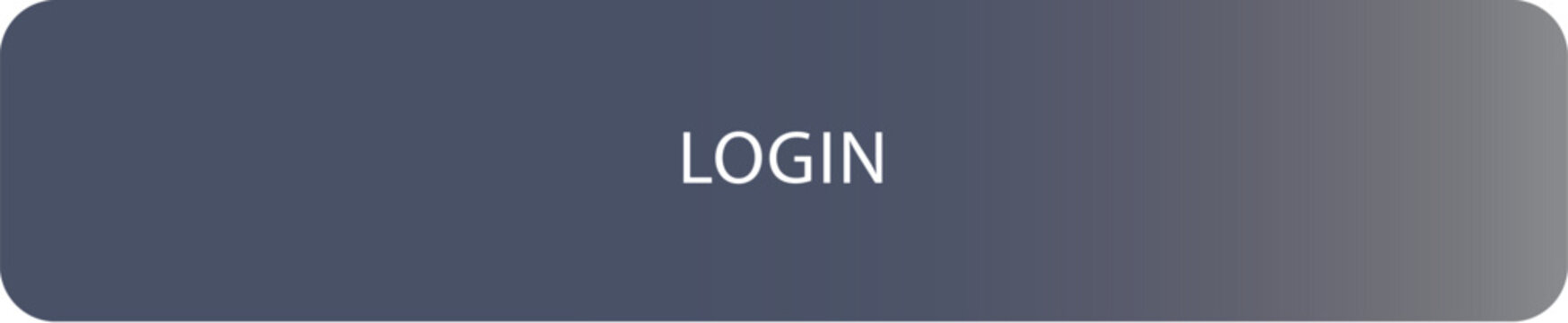 Gradient login button vector for modern UI design soft rectangle web interface element CTA