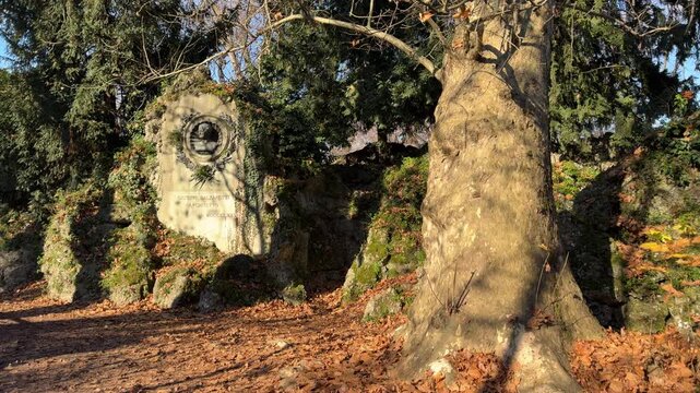 Indro Montanelli Public Gardens in Milan, historic urban park with trees and pathways