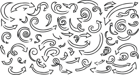 Fototapeta premium Intricate black and white line art design with swirling patterns and shapes
