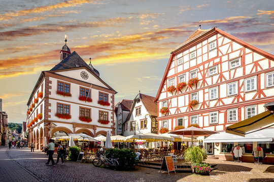 Altstadt, Lahr am Main, Bayern, Deutschland 