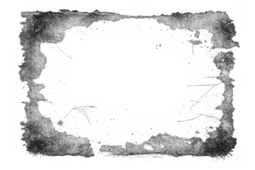 Smoke border element forming a rectangular frame, creating an abstract textured overlay for design projects