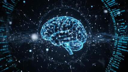 abstract human brain - Powered by Adobe