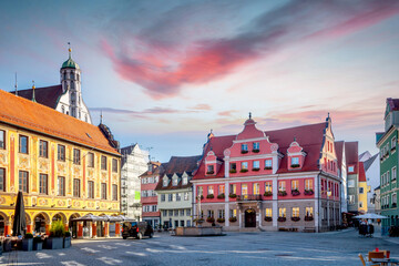 Fototapeta premium Altstadt, Memmingen, Deutschland 