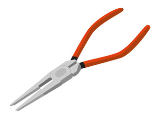 ラジオペンチのイラスト / Needle-Nose Pliers Illustration