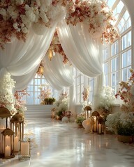 Royal golden stage curtain backdrop high resolution picture