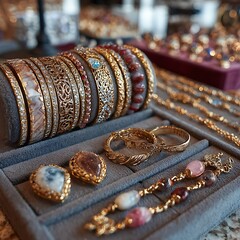 Royal inspired diamond gold rings showcase high resolution picture