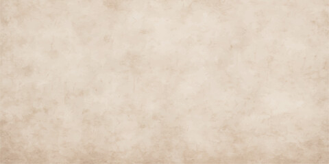 Obraz premium Aged brown parchment with a stained vintage paper texture and antique grunge design provides a worn sepia background for a blank retro page. Light brown concrete background texture wallpaper. old page