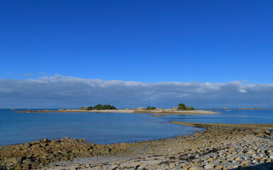 Joli paysage de mer en Bretagne